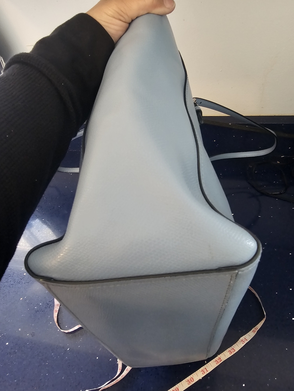 Coach Turnlock Tote In Beautiful Blue Color 37142 - Picture 9 of 13